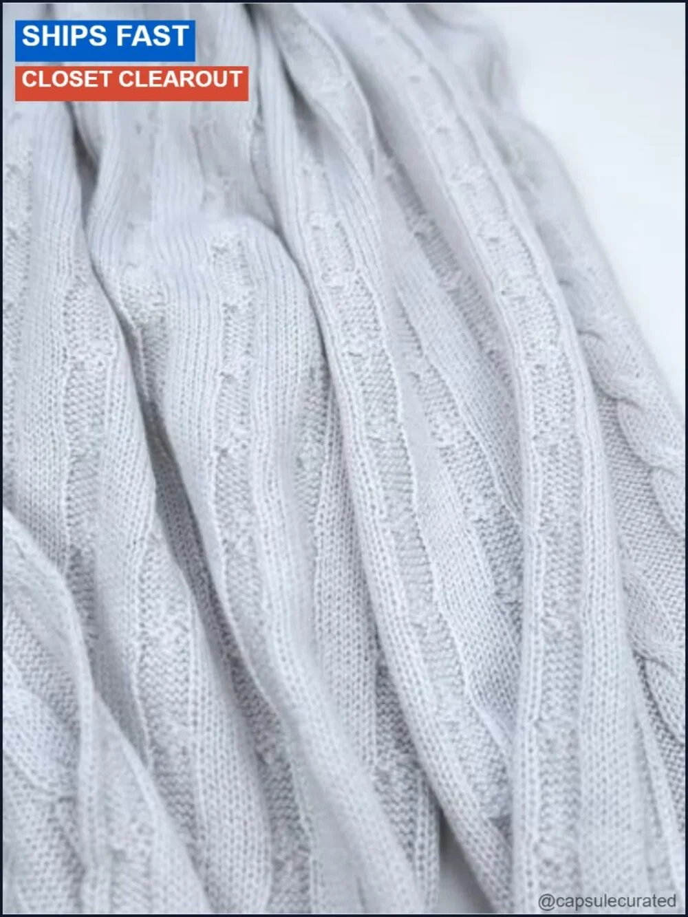 Luxury Mulberry Silk Cashmere Knitted Cable Scarf Wrap Winter Travel
